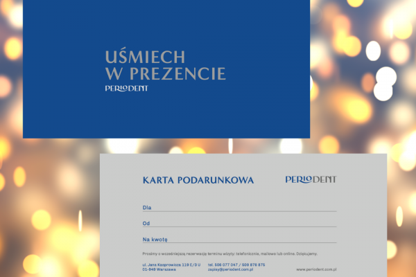 karta podarunkowa na licówki